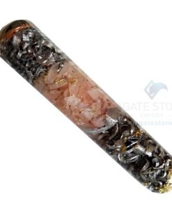 Orgone Rose Quartz Smooth Massage wands with Aluminium