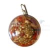 Orgonite Dome Shaped Red Carnelian Pendant