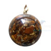 Orgonite Dome Shaped Tiger Eye Pendant