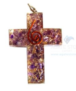 Orgonite-Religious-Cross-Violet-Onyx-Pendant