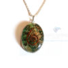 Oval Shaped Green Jade Orgone Jewelry