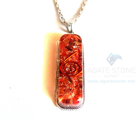 Pipe Shaped Red Jasper Orgone Jewelry Pipe Shaped Red Jasper Orgone Jewelry