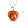 Puffy Heart Red Carnelian Orgonite Jewellery