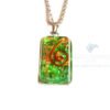 Rectangle Shaped Green Onyx Orgonite Jewellery