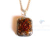 Rounded Square Shaped Tiger Eye Orgone Jewelry