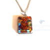 Square Shaped Mix Chakra Orgone Jewelry