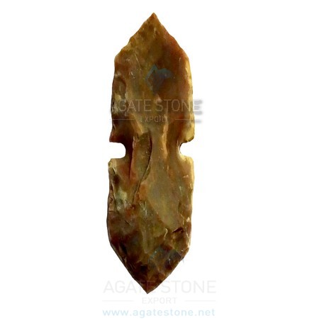 2 Nodge Double Side Agate Stone Arrowhead 2 Nodge Double Side Agate Stone Arrowhead