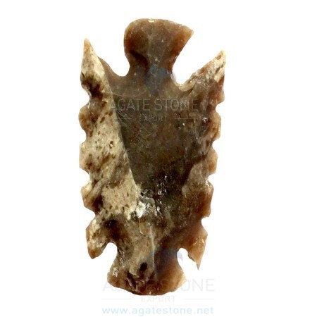 Bird with Wings Spread Agate Arrowhead Bird with Wings Spread Agate Arrowhead