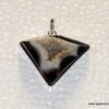 Black Agate Druzy Stone Pendant