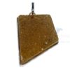 Citrine Crystalline Druzy Agate Stone Pendant