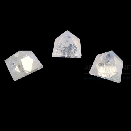Crystal Quartz Agate Stone Pyramid Crystal Quartz Agate Stone Pyramid