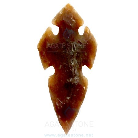 Double Sided Cross Shaped Agate Stone Arrowhead Double Sided Cross Shaped Agate Stone Arrowhead