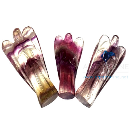 Multi-Flourite Stone Angels Multi-Flourite Stone Angels