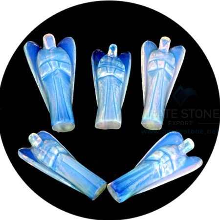 Opalite Stone Angels Opalite Stone Angels