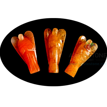 Red Aventurine Stone Angels Red Aventurine Stone Angels