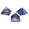 Sodalite Agate Stone Pyramid