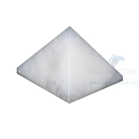 White Moonstone Agatestone Pyramid White Moonstone Agatestone Pyramid