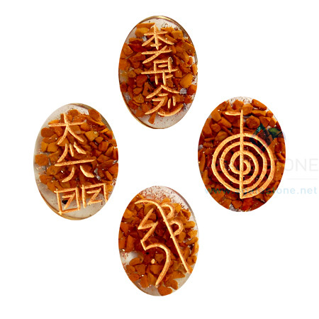 Yellow Jasper Orgone Usai Reiki Set Yellow Jasper Orgone Usai Reiki Set