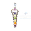 Chakra Ladder Form Metal Pendant