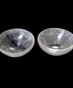 2 Inch Crystal Quartz Gemstone Bowl