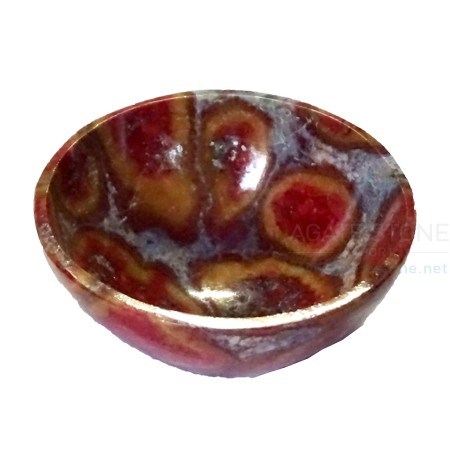2 Inch Ocean Jasper Agate Bowl 2 Inch Ocean Jasper Agate Bowl