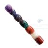 Seven Chakra Bonded Twisted Healing Stick
