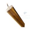 Tiger Eye Flat Gemstone Pencil Pendants