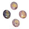 Amethyst Indian Quality Reiki Oval Sets (3)