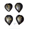 Black Agate Arch Angel Reiki Heart Sets Wholesale