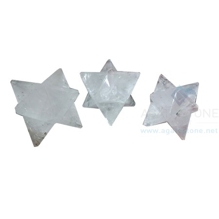 Crystal Quartz Big Merkaba Stars Crystal Quartz Big Merkaba Stars