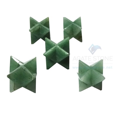 Green Aventurine Small Merkaba Stars Green Aventurine Small Merkaba Stars