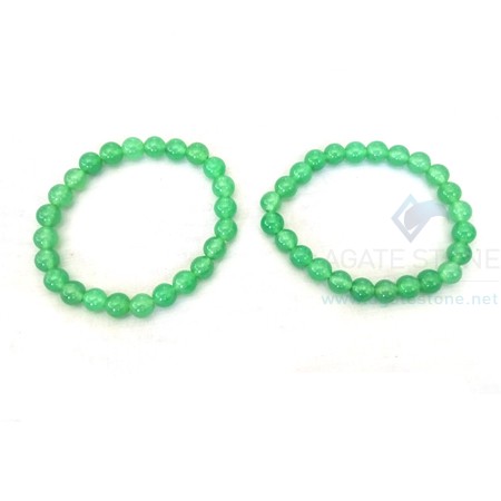 Green Jadetite Beaded Bracelets Green Jadetite Beaded Bracelets
