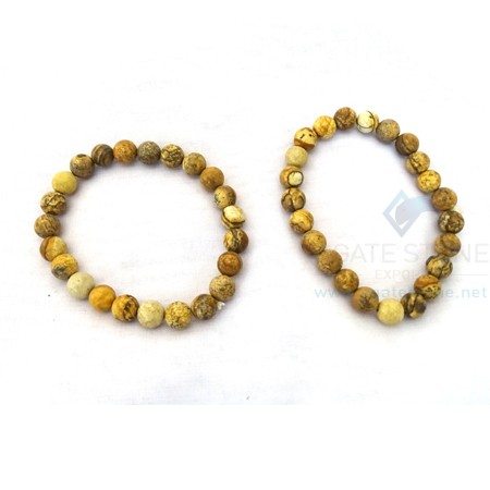 Petrified Wood Beaded Bracelets Petrified Wood Beaded Bracelets