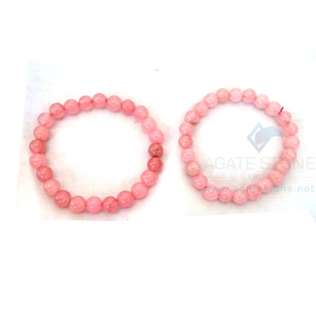 Rose Quartz Beaded Bracelets Rose Quartz Beaded Bracelets