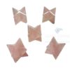 Rose Quartz Small Merkaba Stars
