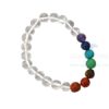 Seven Chakra With Clear Crystal Quartz Beaded Bracelets