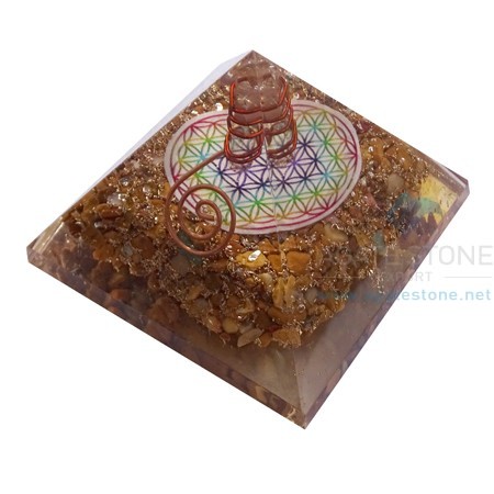 Orgonite Yellow Camel Jasper Flower of Life Chakra Orgone Pyramids Orgonite Yellow Camel Jasper Flower of Life Chakra Orgone Pyramids