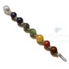 7 Chakra Ball Healing Stick with Flower Design