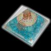 Blue Onyx Orgone Chakra Pyramid with Flower of Life Wholesale Supplier India
