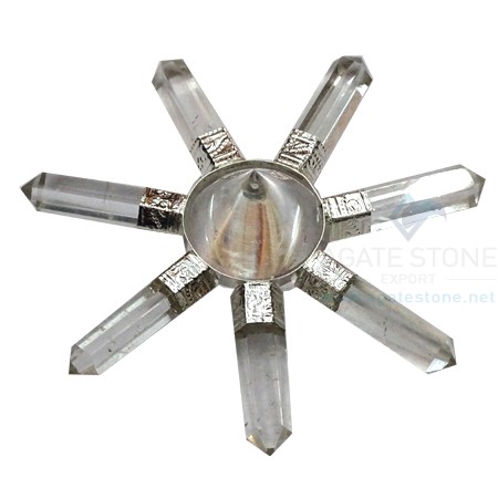 Crystal Quartz Energy Generator without Seven Chakra Beads Crystal Quartz Energy Generator without Seven Chakra Beads