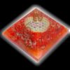 Orange Orgone Chakra Symbol Pyramids Wholesale