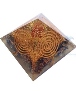 Orgonite Lapis Lazuli Choko Reiki Healing Pyramid