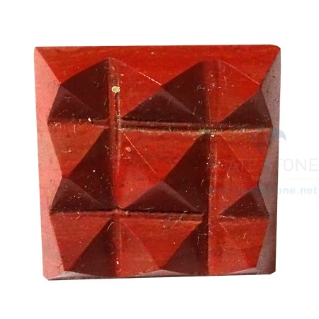 Red Jasper Vastu Pyramid with 9 Pyramids Red Jasper Vastu Pyramid with 9 Pyramids