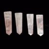 Rose Quartz Gemstone Flat Pencil Point