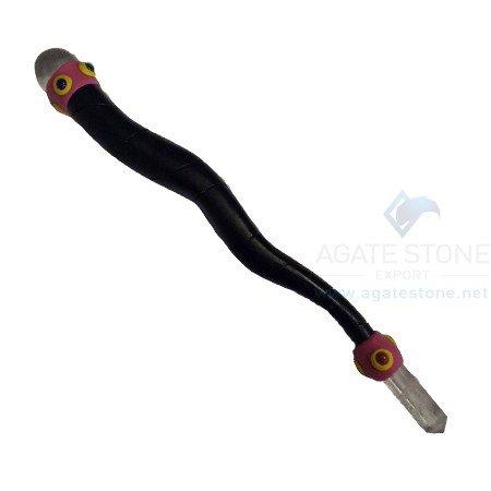 Rose Wood Snake Shaped Tibetan Healing Stick
