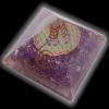 Violet Onyx Orgonite Chakra Flower of life Orgone Pyramid