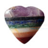 7 Chakra Bonded Heart Shape Cabachones