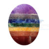 7 Chakra Bonded Oval Cabochon
