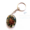 Bloodstone Orgonite Oval Keychains