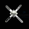 Clear Crystal Quartz Energy Generator With Clear Crystal Points